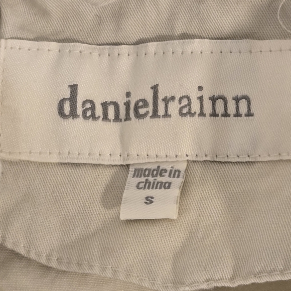 Daniel Rain Cream Khaki Cotton Utility Vest Size Small - Picture 4 of 7